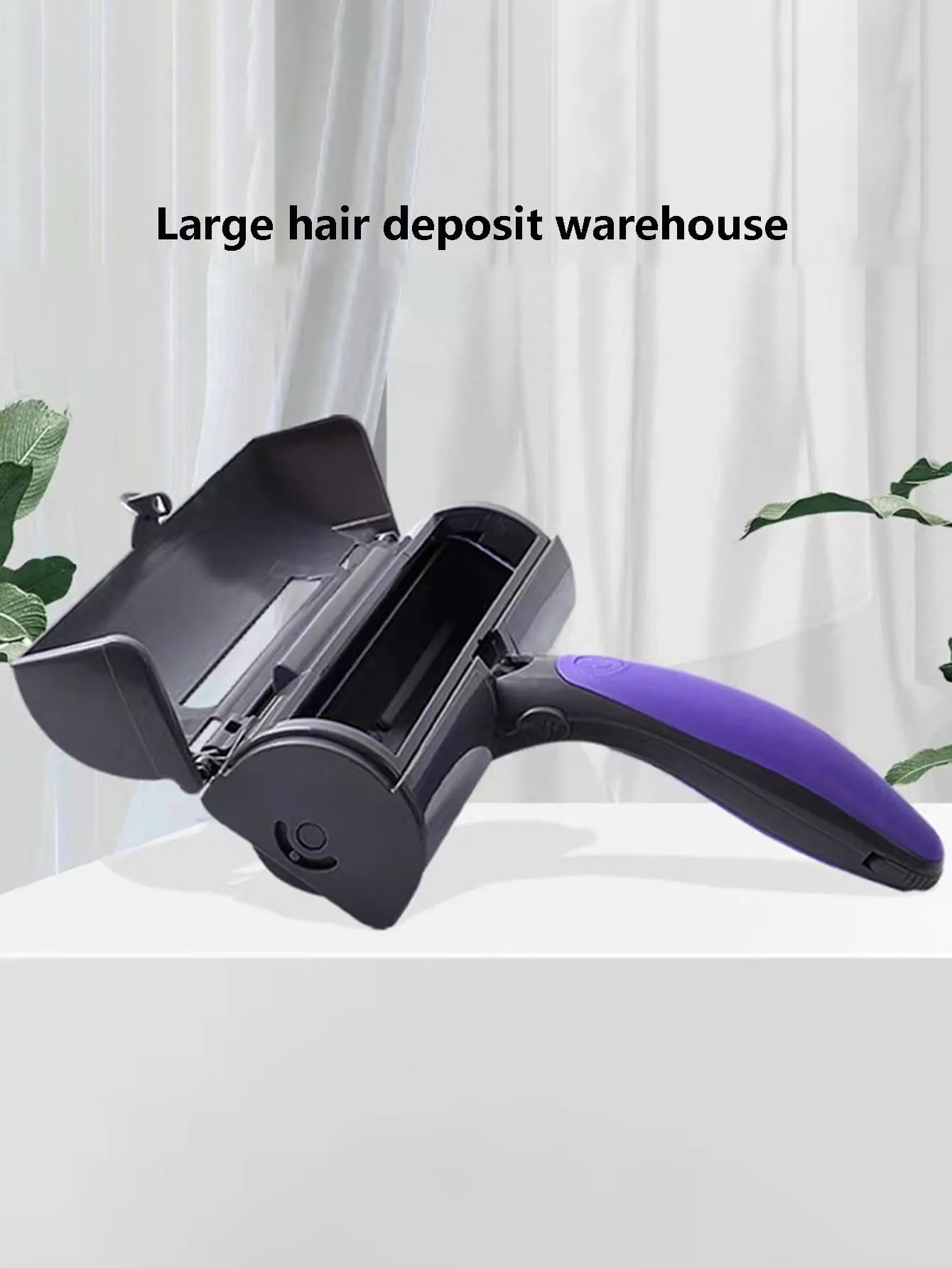 1pc Pet Hair Remover Roller With Led Light For Cat And Dog For Cleaning