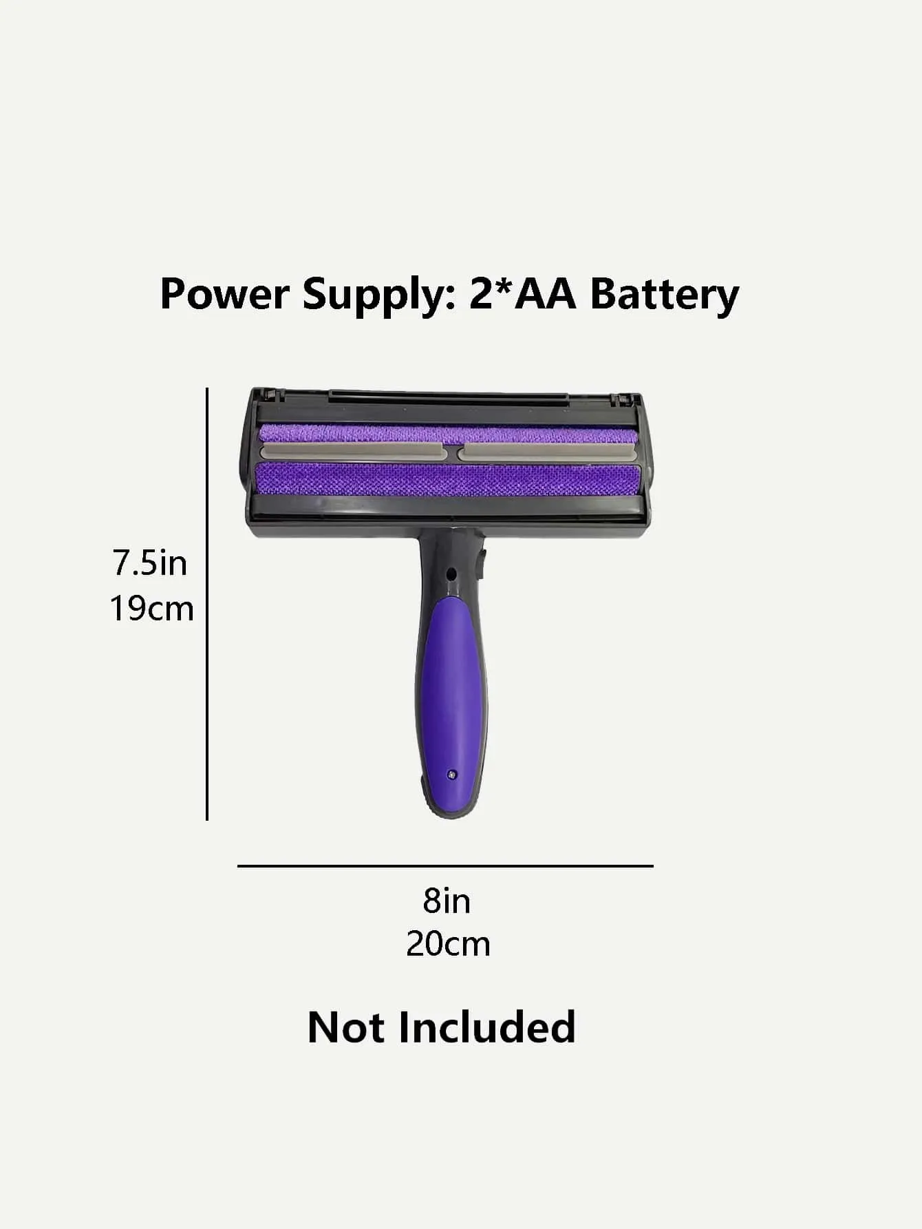 1pc Pet Hair Remover Roller With Led Light For Cat And Dog For Cleaning