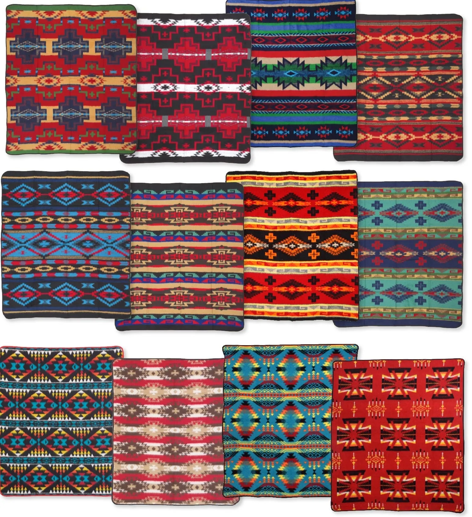 6 PACK- Popular 6lb Camping Blankets! Wholesale $25 ea.