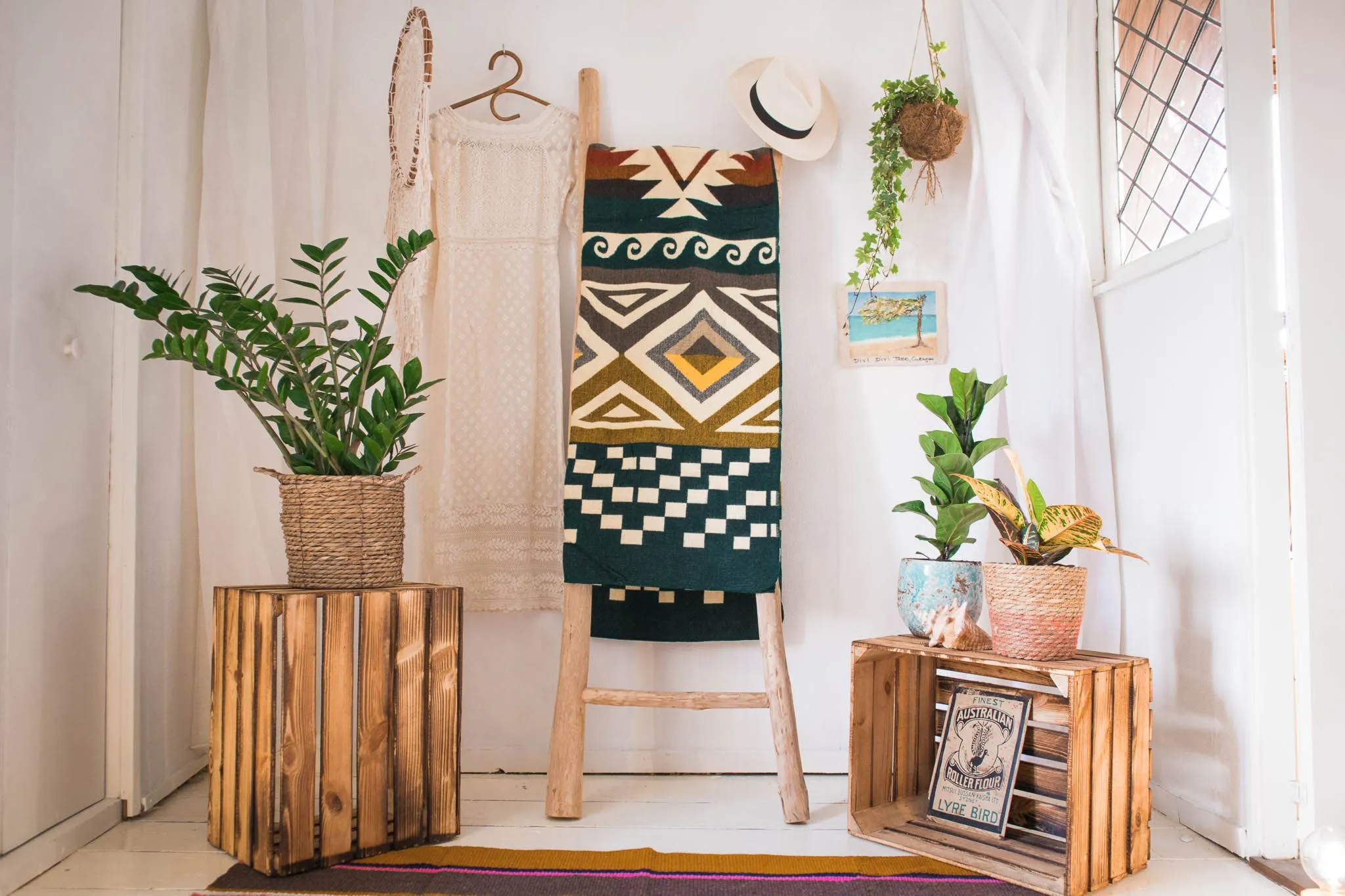 Alpaca Native Blanket - Cayambe Green - 200 cm x 210cm