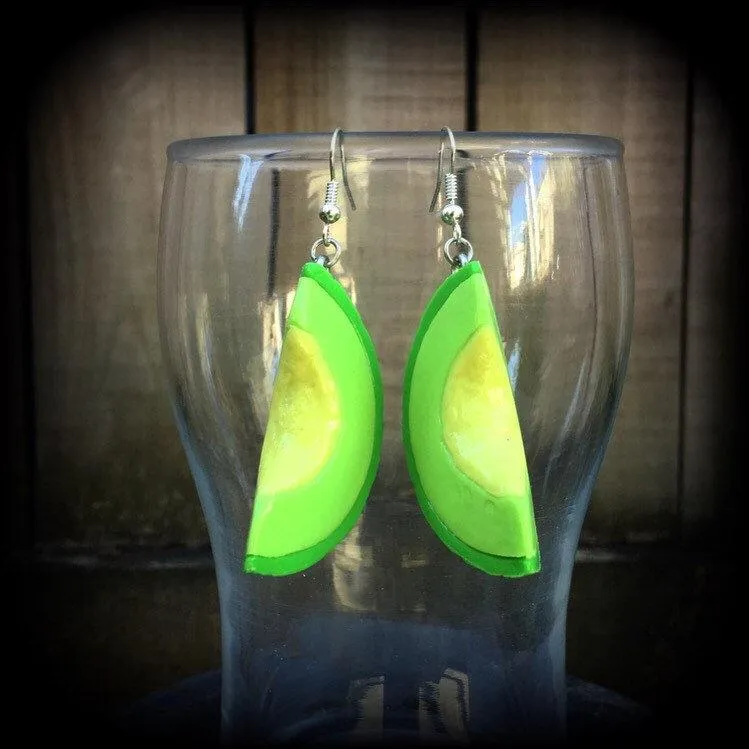 Avocado earrings-Retro earrings