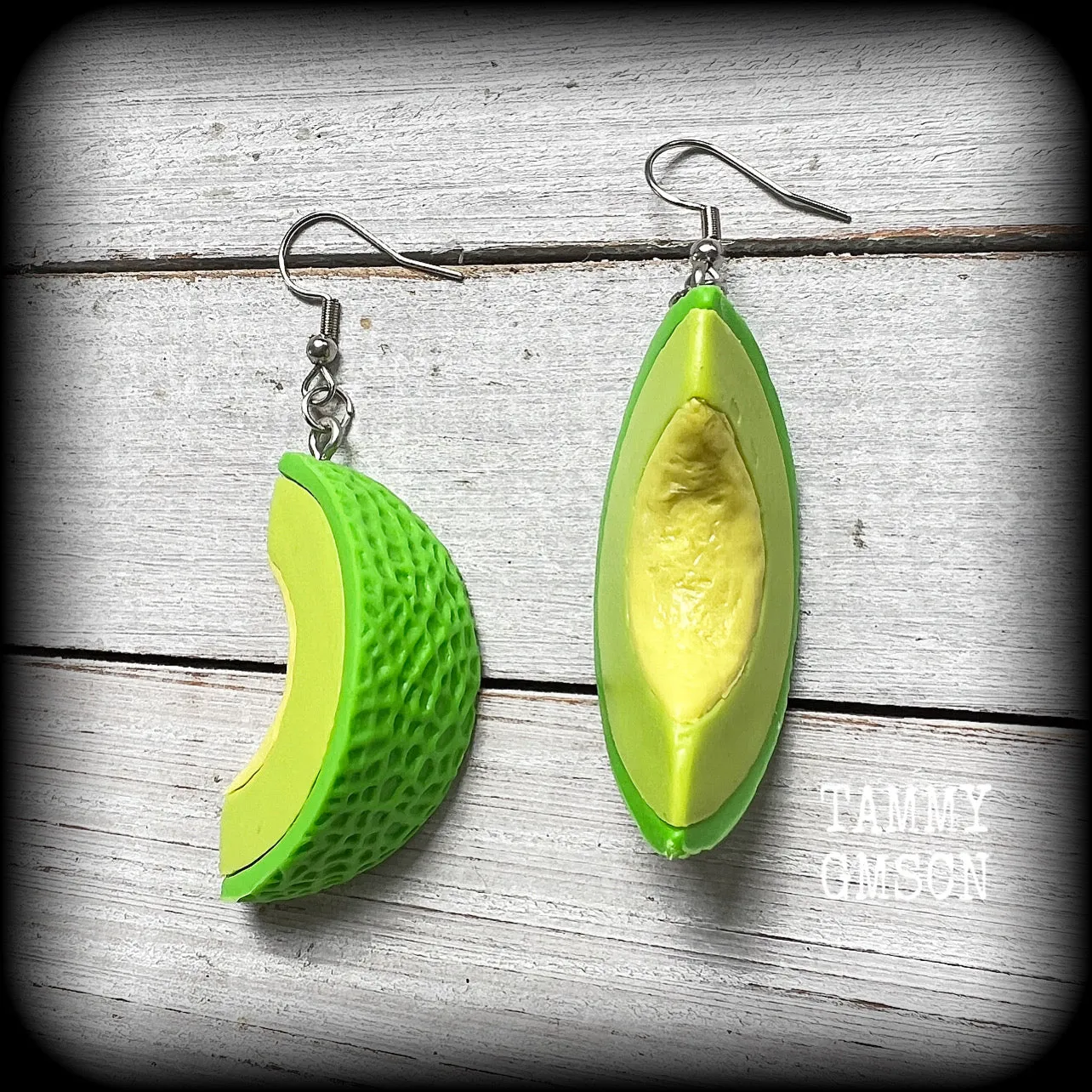 Avocado earrings-Retro earrings