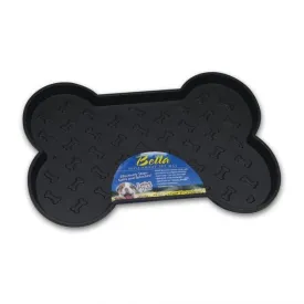Bella Spill Proof Dog Mat Black