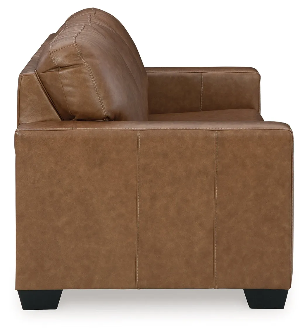 Bolsena Caramel Leather Queen Sofa Sleeper