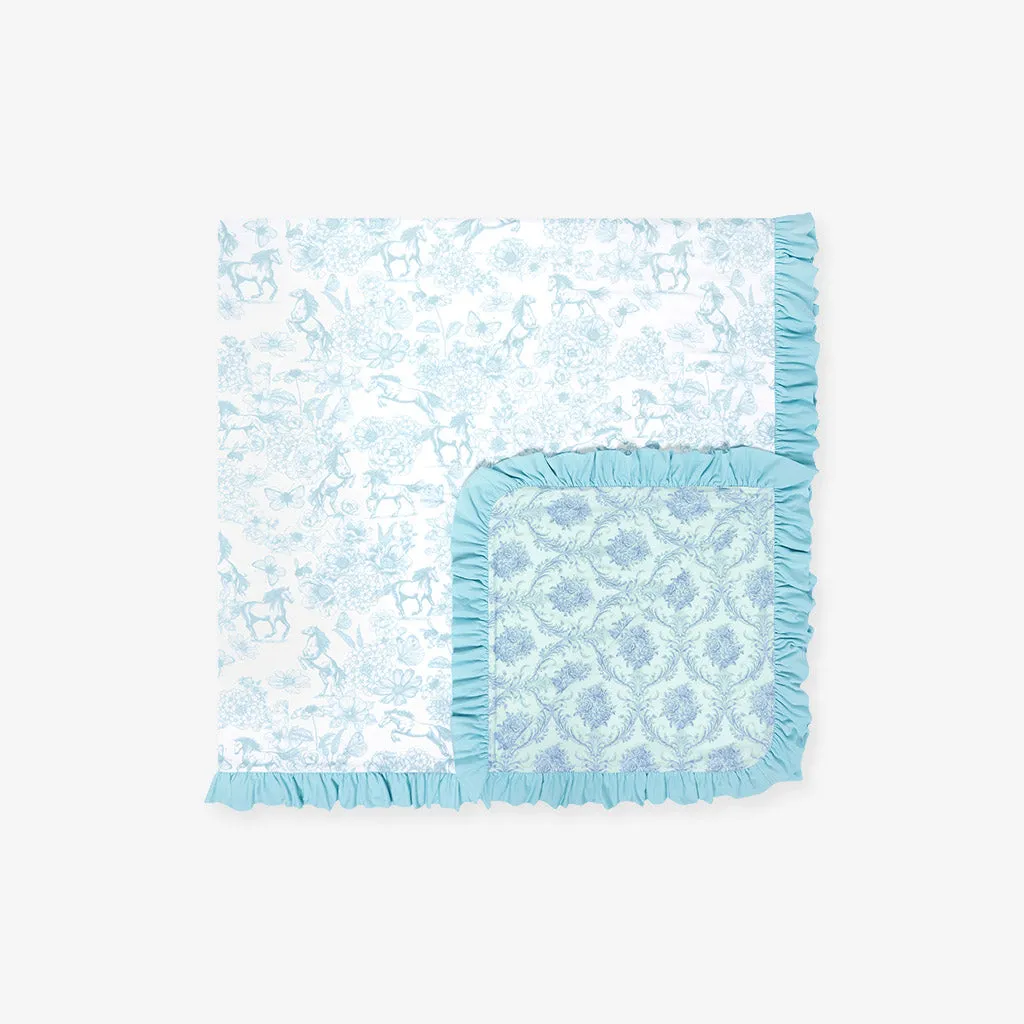 Charlotte Anne & Ava Jane Ruffled Luxe Patoo® Blanket