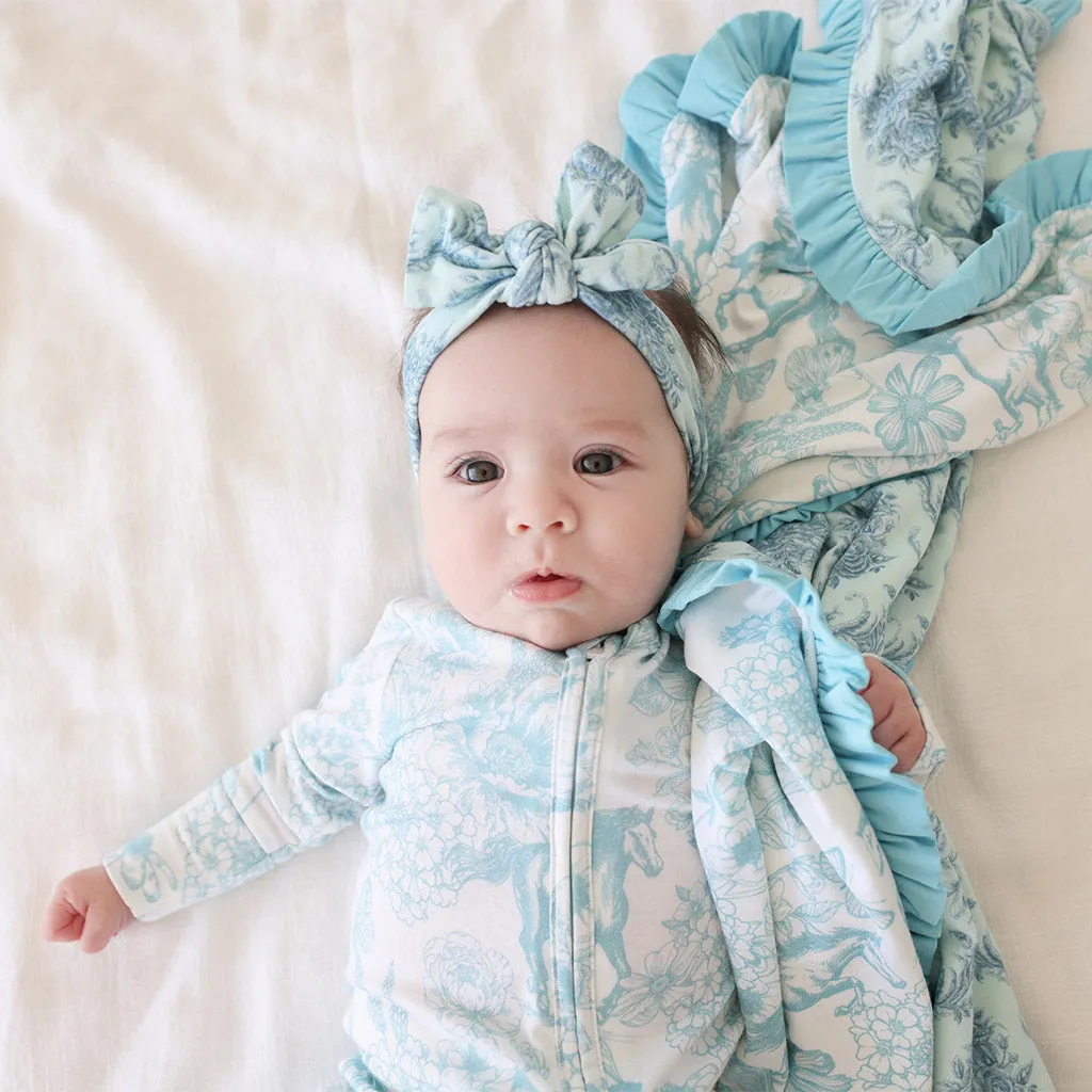 Charlotte Anne & Ava Jane Ruffled Luxette Patoo® Blanket