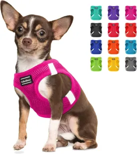 CollarDirect Step-in Reflective Dog Harness - Any Weather Air Mesh for Small and Medium Dogs Easy to Put On and Off (Size S, Pink)