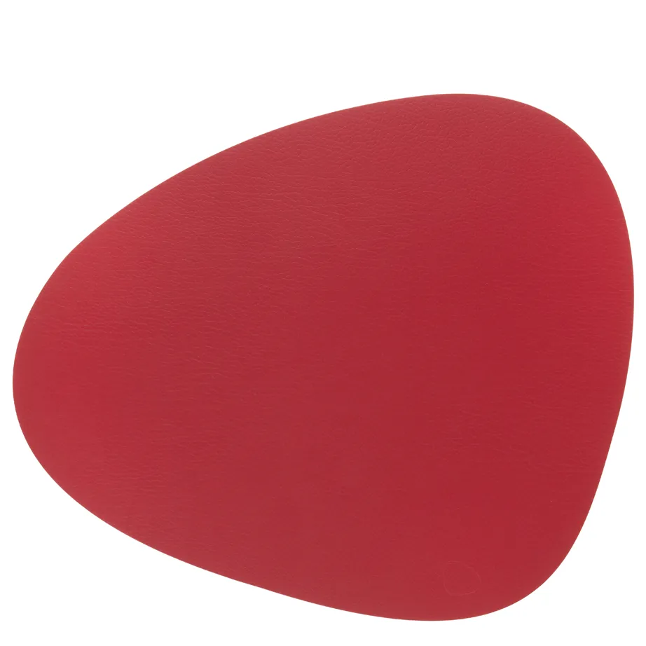 Curve Leather Table Mat | Large