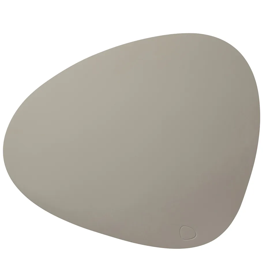 Curve Leather Table Mat | Large