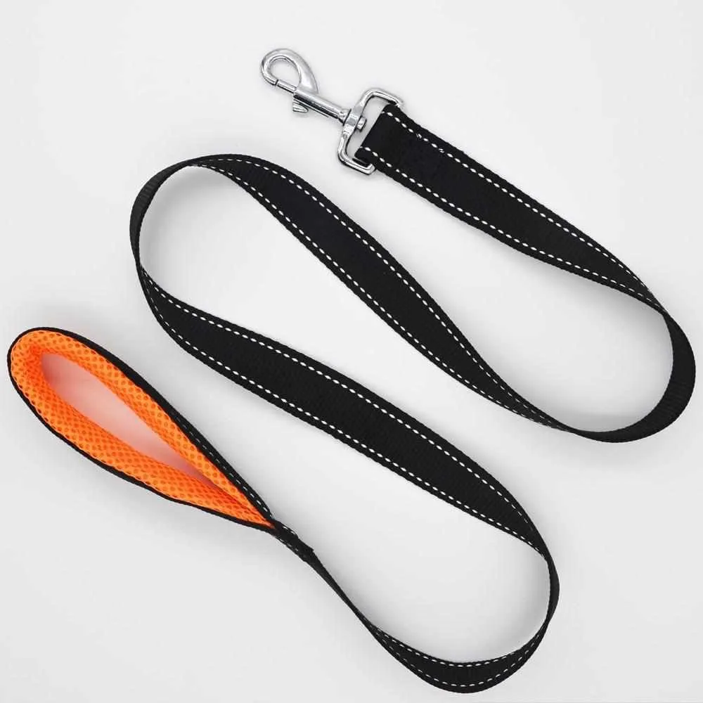 Dog Collar Leash Set - Mesh Breathable Adjustable Collars