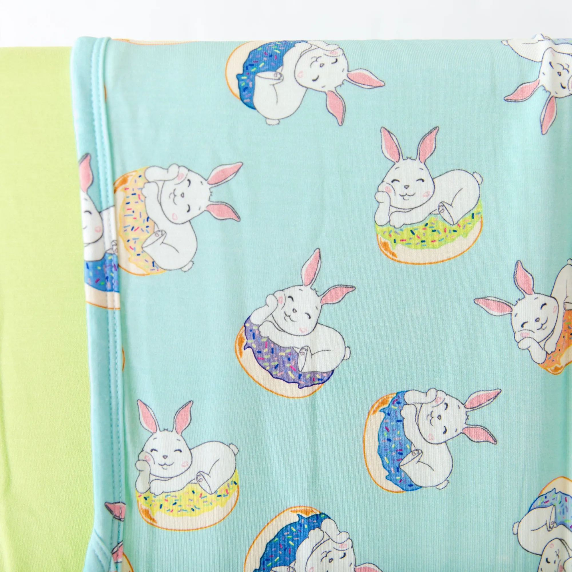 Donut Worry, Be Hoppy Reversible Blanket