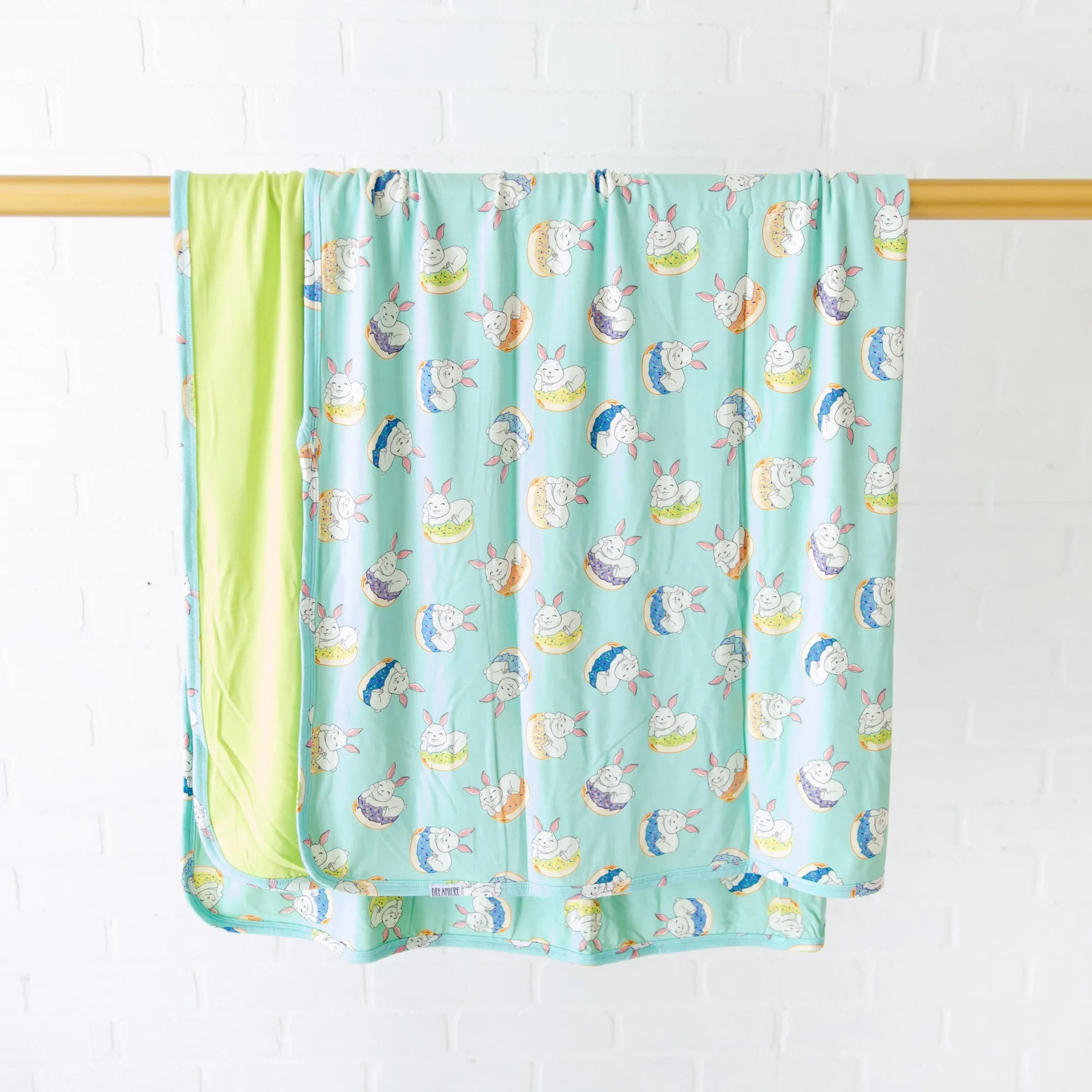 Donut Worry, Be Hoppy Reversible Blanket