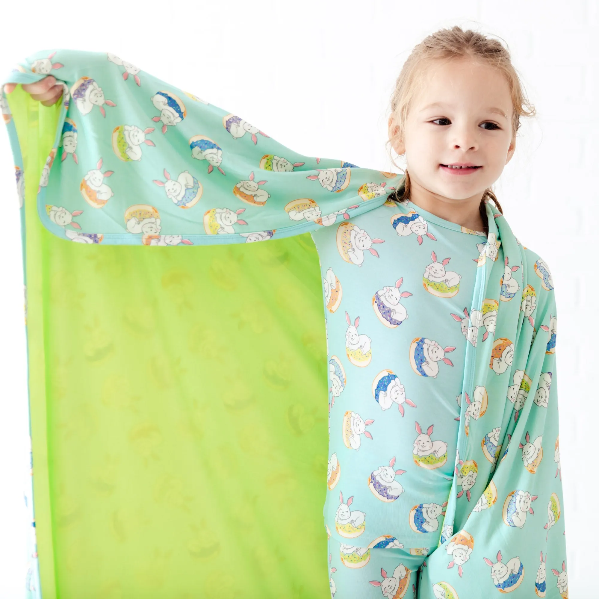 Donut Worry, Be Hoppy Reversible Blanket