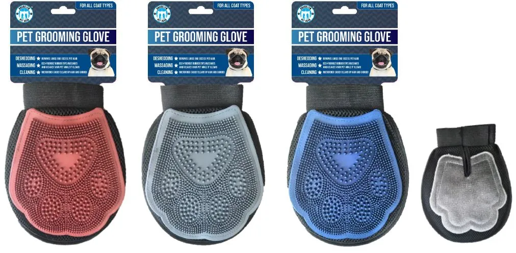 Double Sided Pet Grooming Glove