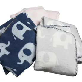 Elephant Baby Fleece Pram Nursery Pram Blankets