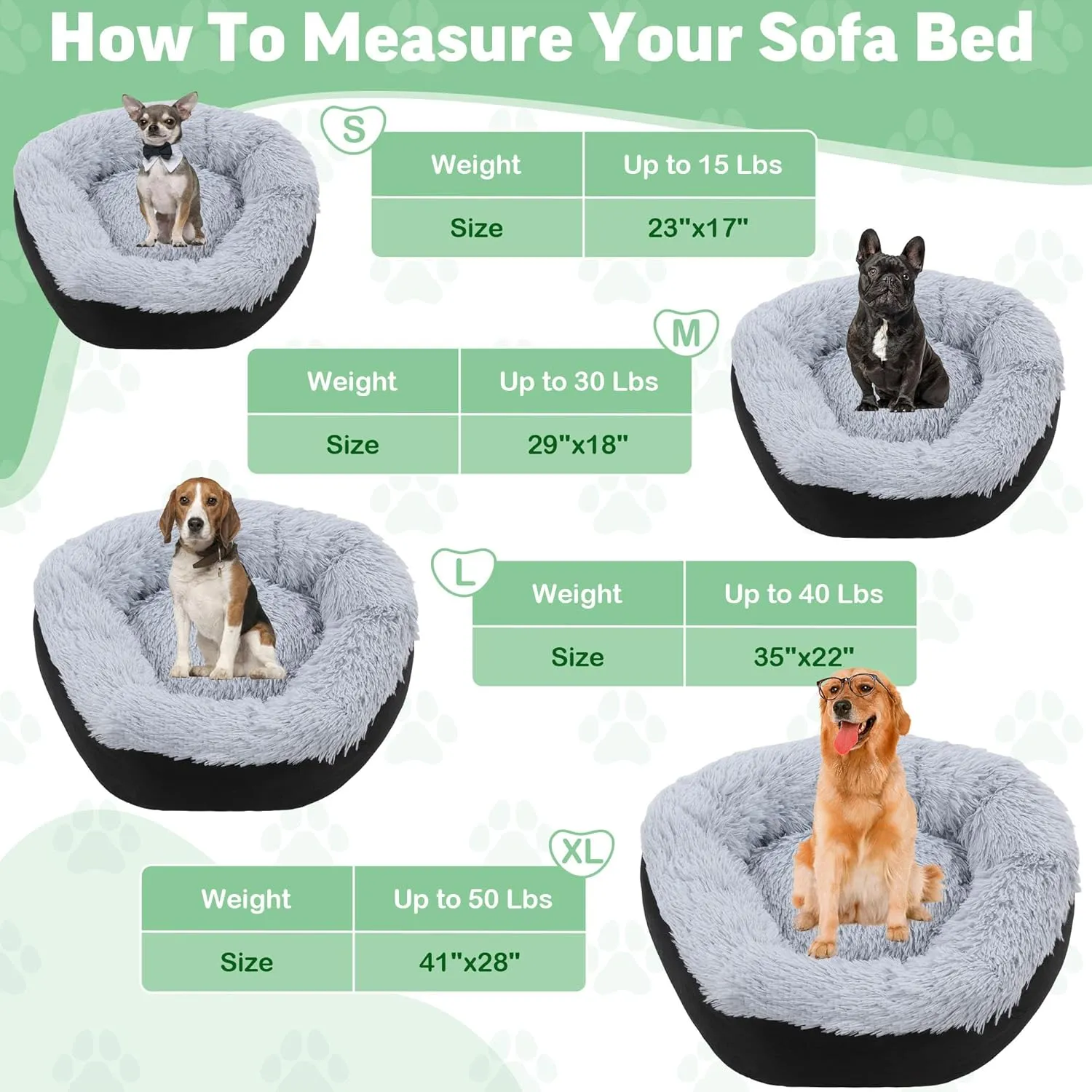 HOMBYS Indestructible Dog Bed, Chew Proof for Aggressive Chewers with Faux Fur Surface, Orthopedic and Durable Tough Pet Bed, Waterproof & Machine Washable-24x24x8 inches