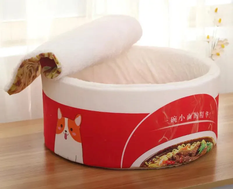 Instant Noodles Cat Bed