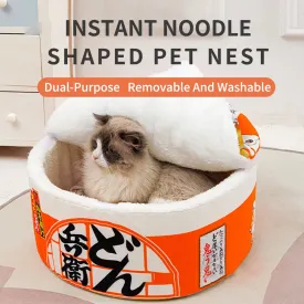 Instant Noodles Cat Bed