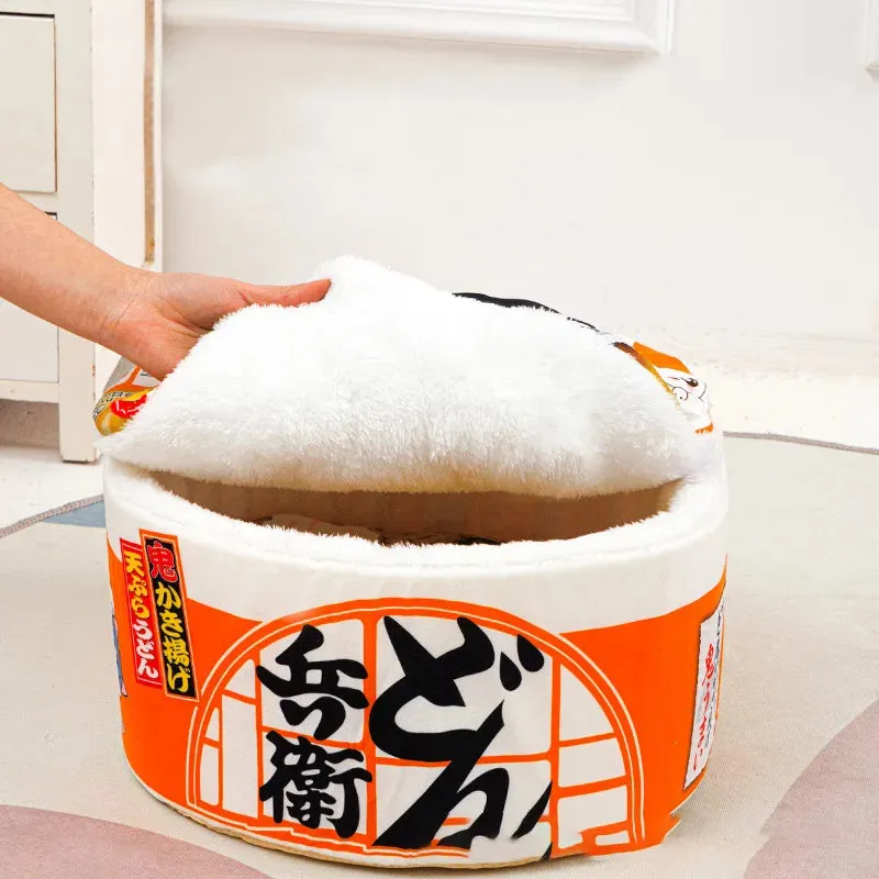 Instant Noodles Cat Bed