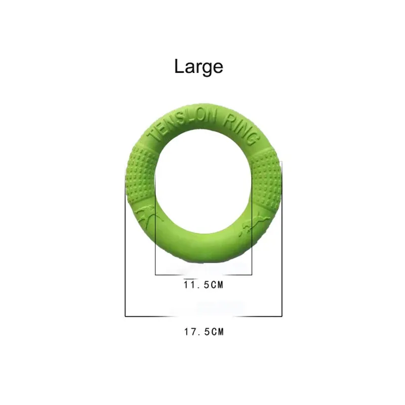 Interactive Dog Flying Disc Toy - Durable Training Ring for Fetch and Anti-Bite