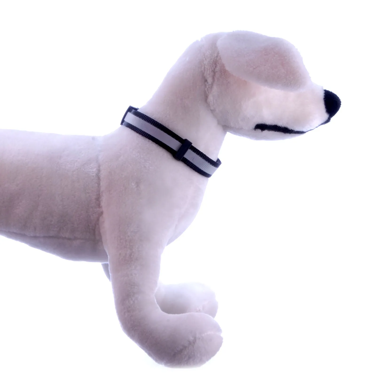 Jeffers Reflective Stripe 5/8" Adjustable (10"-16"L) Collar