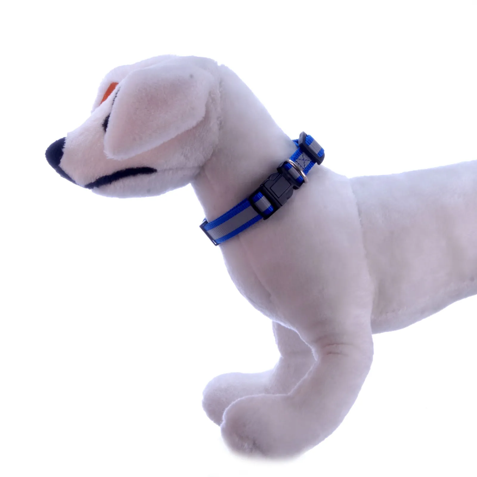 Jeffers Reflective Stripe 5/8" Adjustable (10"-16"L) Collar