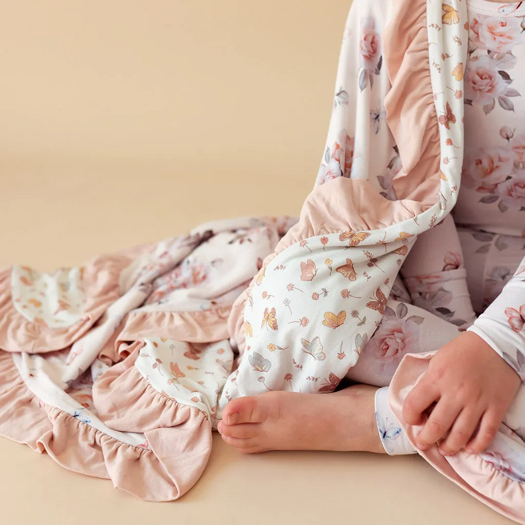Joy Anne & Kelcie Ruffled Luxe Patoo® Blanket
