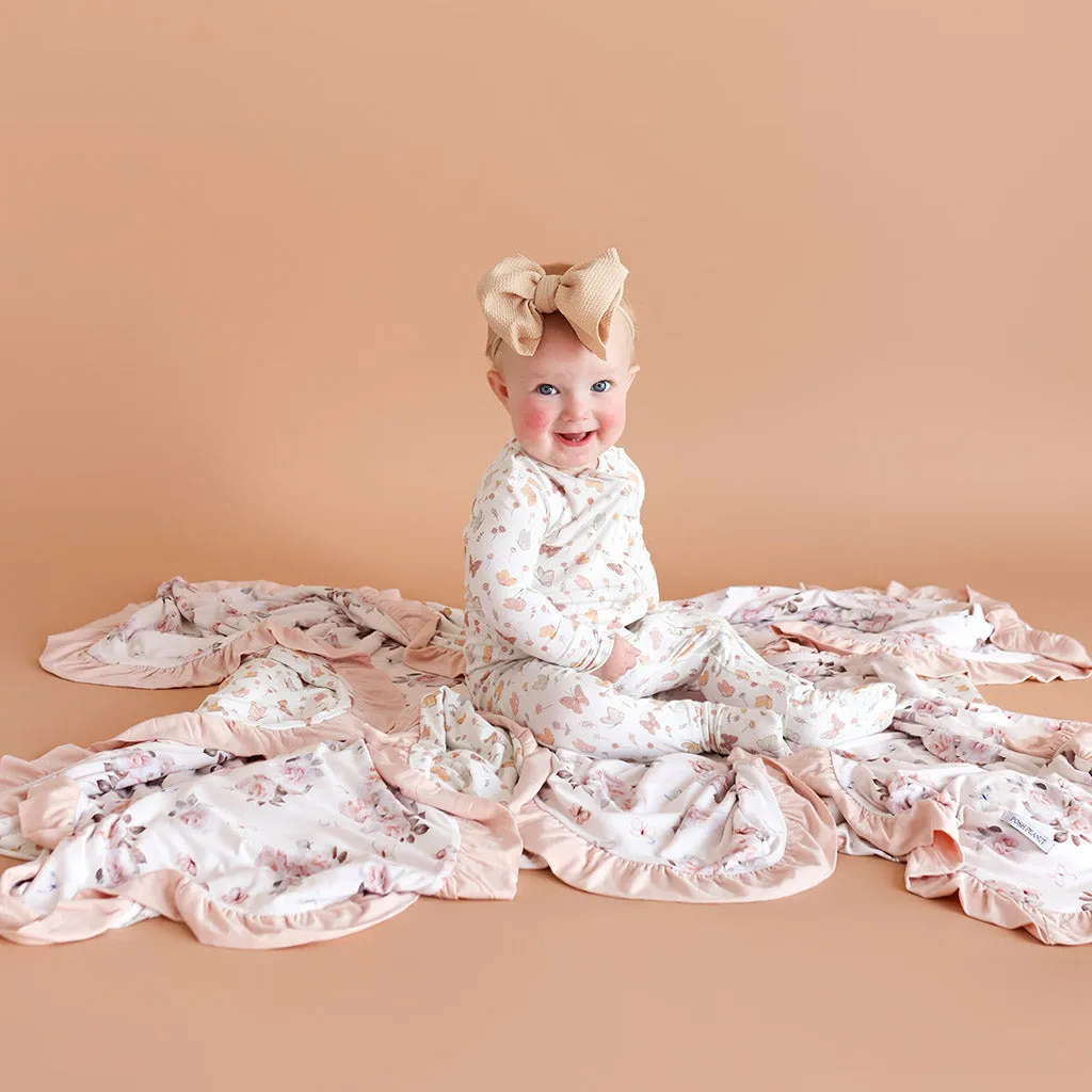 Joy Anne & Kelcie Ruffled Luxe Patoo® Blanket