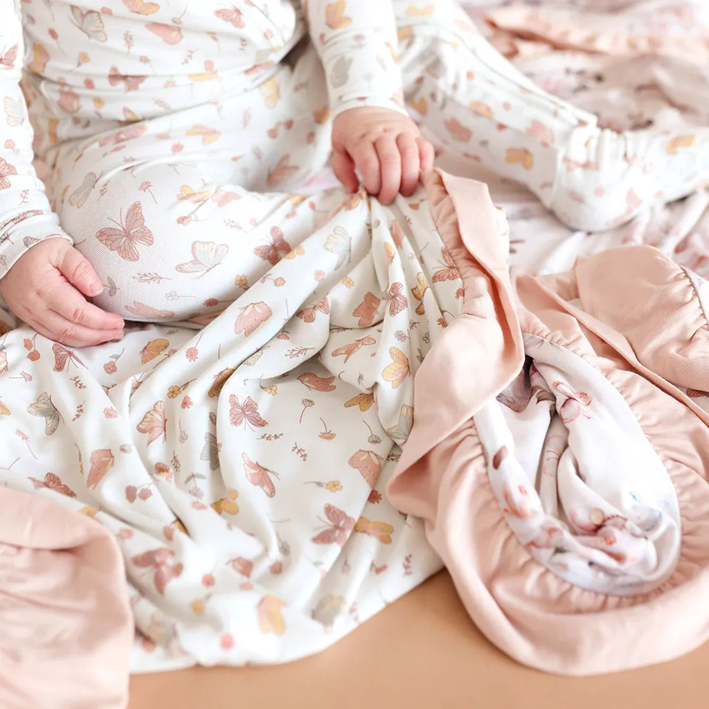 Joy Anne & Kelcie Ruffled Luxe Patoo® Blanket