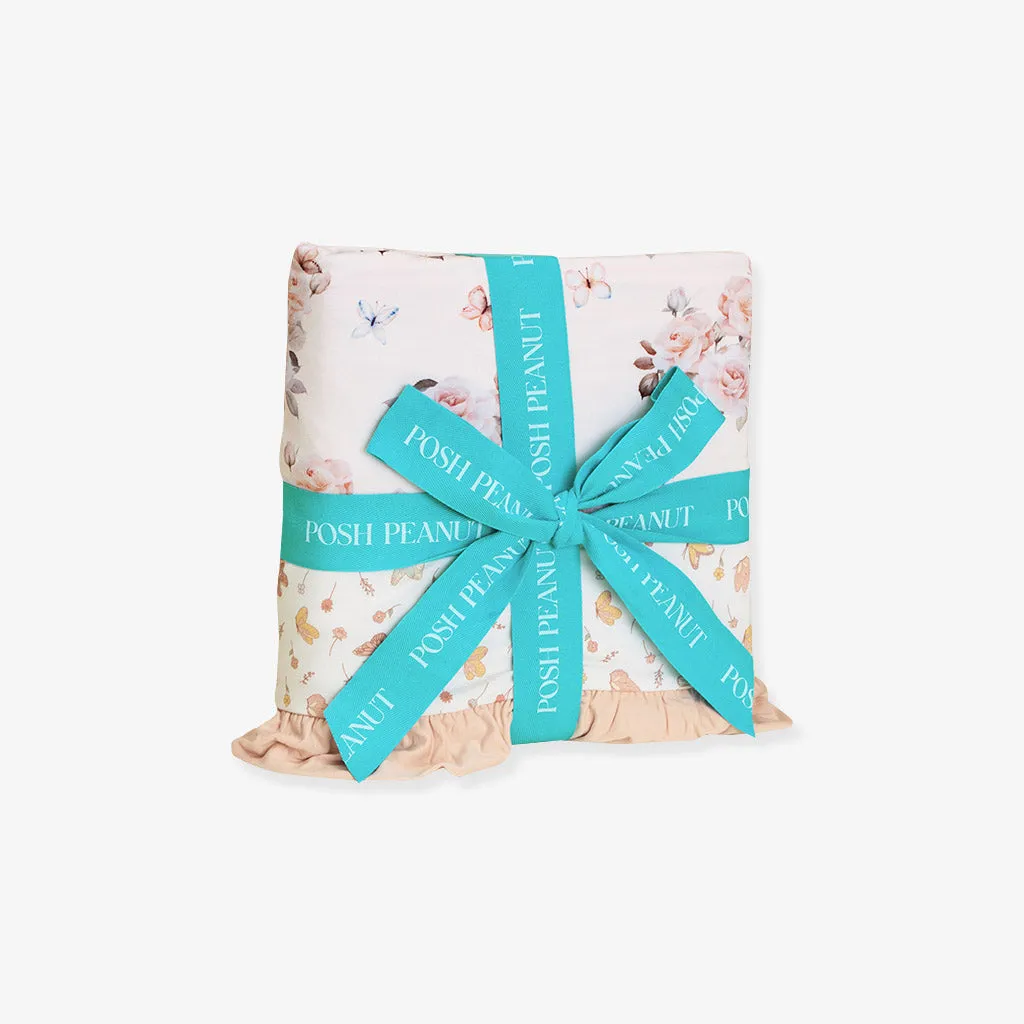 Joy Anne & Kelcie Ruffled Luxe Patoo® Blanket