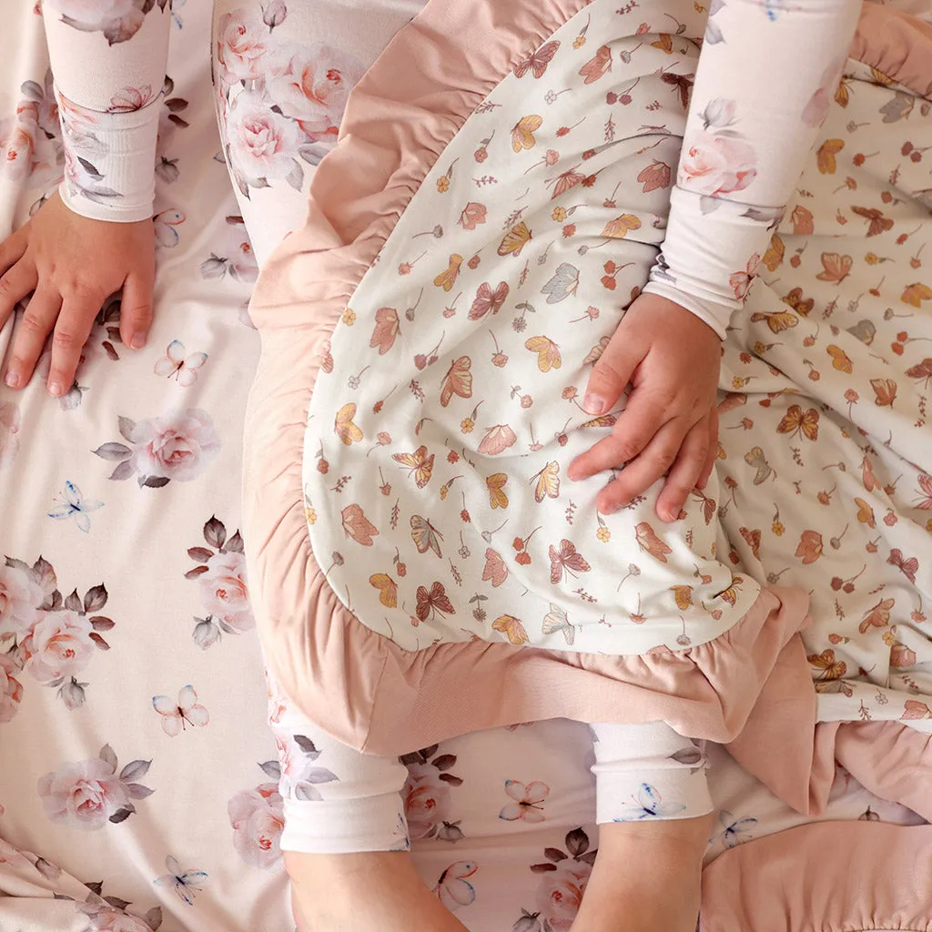 Joy Anne & Kelcie Ruffled Luxe Patoo® Blanket