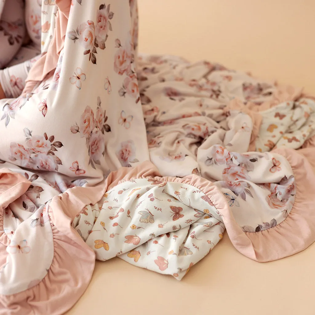 Joy Anne & Kelcie Ruffled Luxe Patoo® Blanket