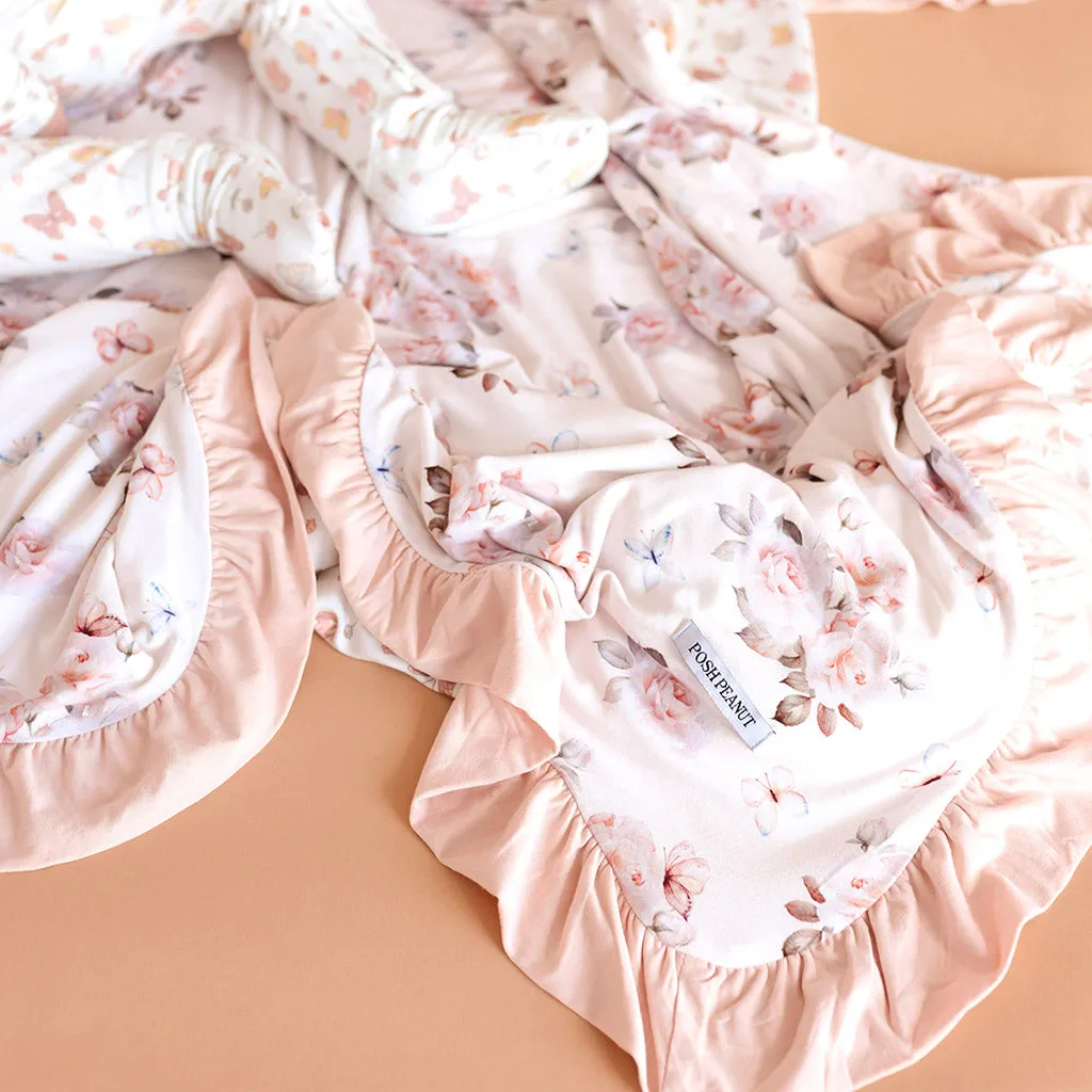 Joy Anne & Kelcie Ruffled Luxe Patoo® Blanket