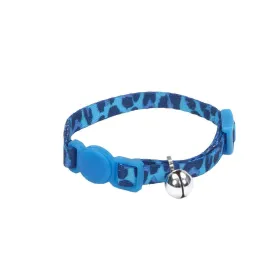 Li'l Pals Kitten Breakaway Collar - Blue Leopard