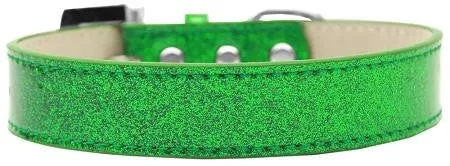 Lincoln Plain Ice Cream Dog Collar Emerald Green Size 12