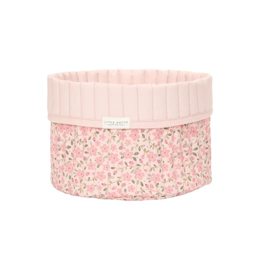Little Dutch Quilted Storage Basket - Small - Fairy Floral