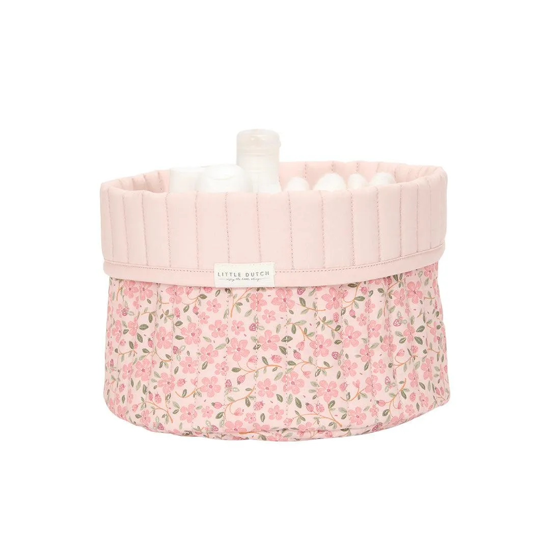 Little Dutch Quilted Storage Basket - Small - Fairy Floral