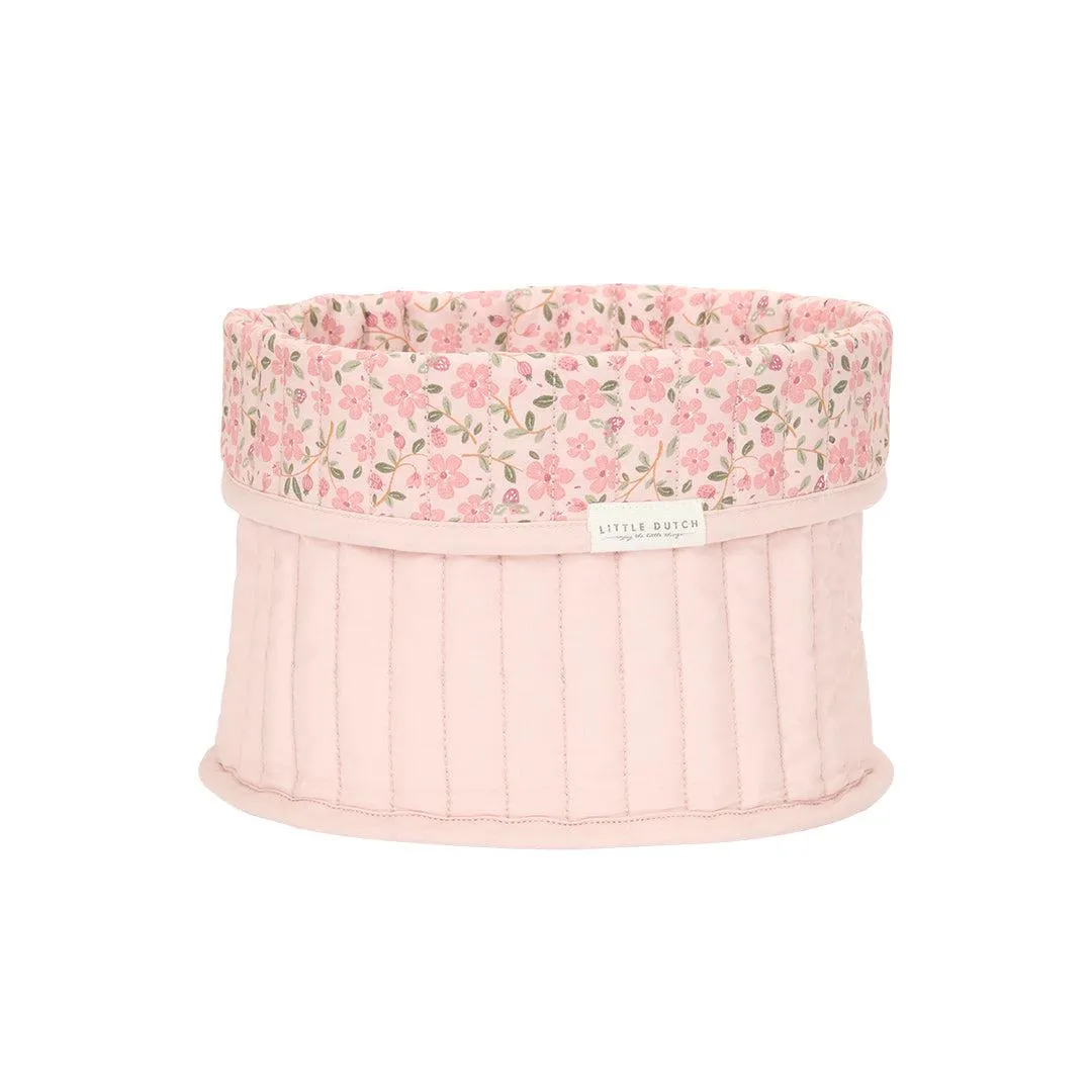 Little Dutch Quilted Storage Basket - Small - Fairy Floral