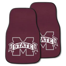 Mississippi State Bulldogs Front Carpet Car Mat Set - 2 Pieces