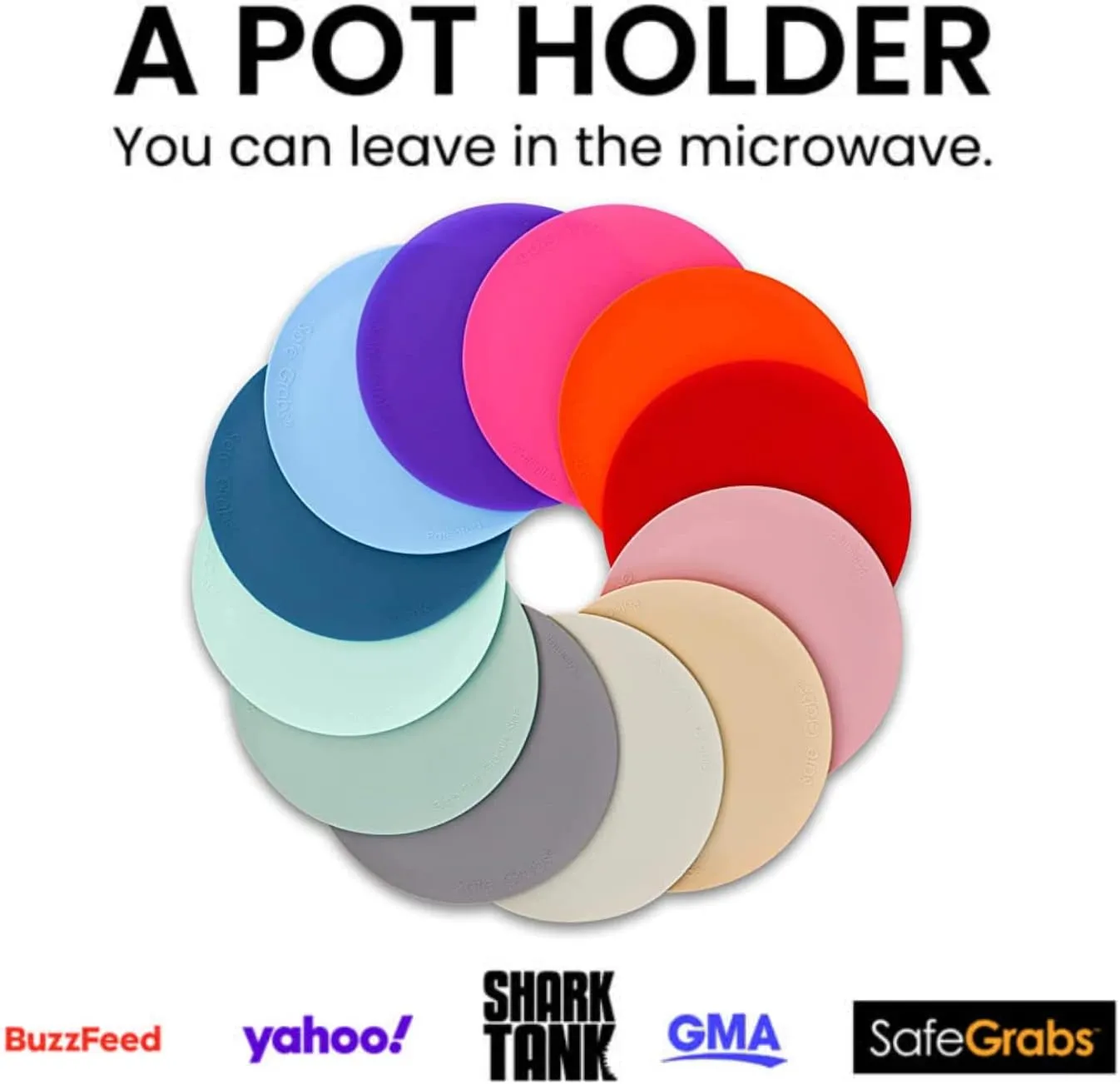 Multi-Purpose Silicone Original Microwave Mat as Seen on Shark Tank | Splatter Guard, Trivet, Hot Pad, Pot Holder, Minimize Mess (BPA-Free,Heat Resistant,Dishwasher Safe), Set of 2 Purple