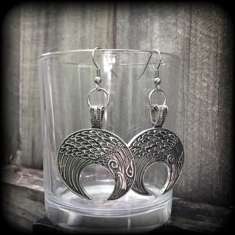 Odins raven earrings-Viking earrings