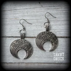 Odins raven earrings-Viking earrings