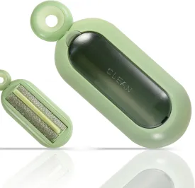Pet Hair Remover, Self- Cleaning Lint Roller for Cats Dogs Fur, Portable Reusable Washable Pet Hair Removal Tool for Clothes, Car Seat, Carpet, Bedding, Sofa, Couch, Green