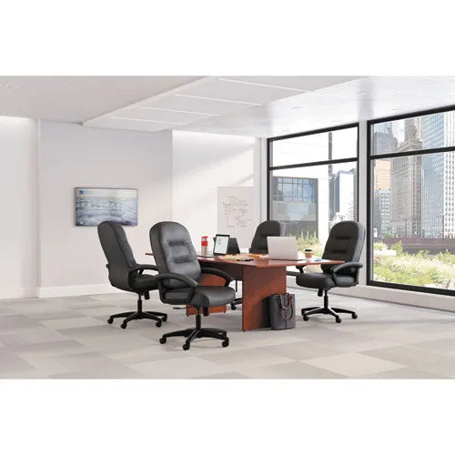 Pillow-soft 2090 Series Executive High-back Swivel/tilt Chair, Supports Up To 250 Lb, 16" To 21" Seat Height, Black