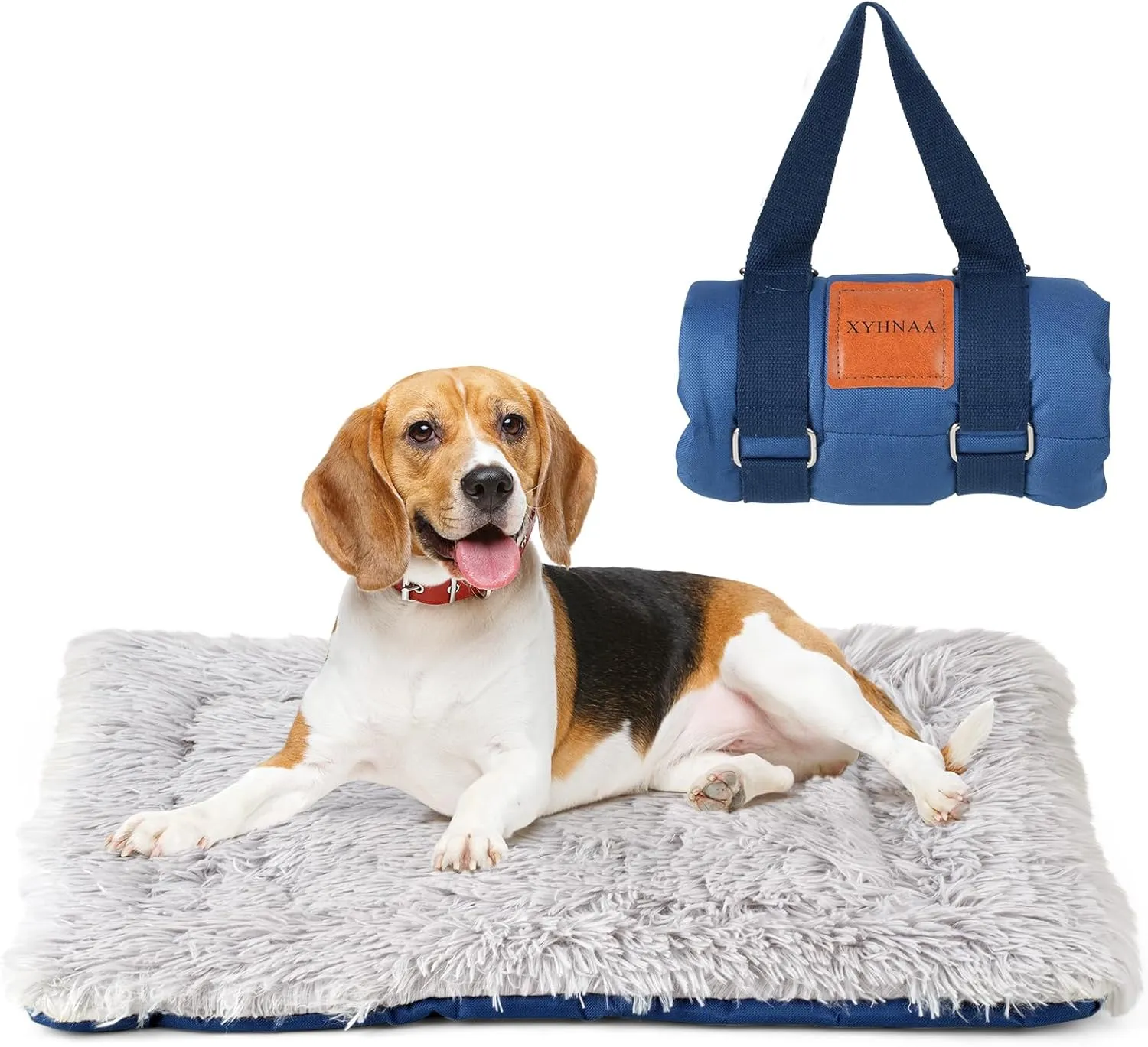 Portable Dog Bed Mat for Medium Dogs, 30 x20 inch Washable Dog Crate Pad, Soft Fluffy Kennel Sleeping Mattress for Outdoor Indoor Waterproof and wear-Resistant (Medium)