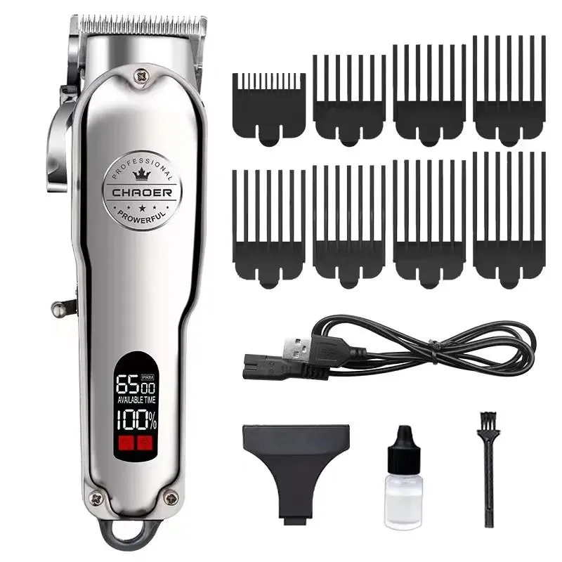 Professional Rechargeable Pet Hair Clipper Set - Low Noise Grooming for Dogs, Cats, and More