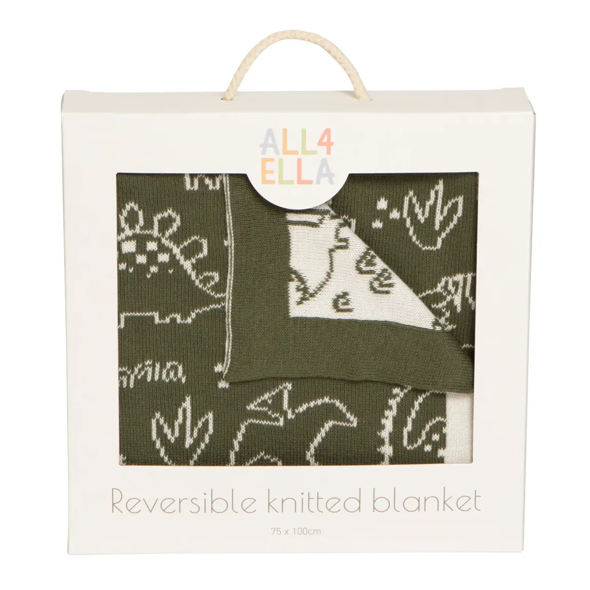 Reversible Blanket - Forest Dino