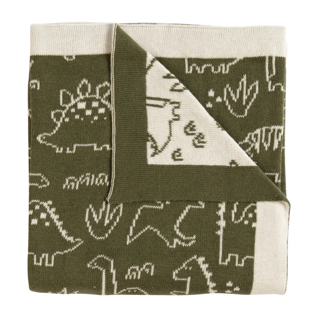 Reversible Blanket - Forest Dino