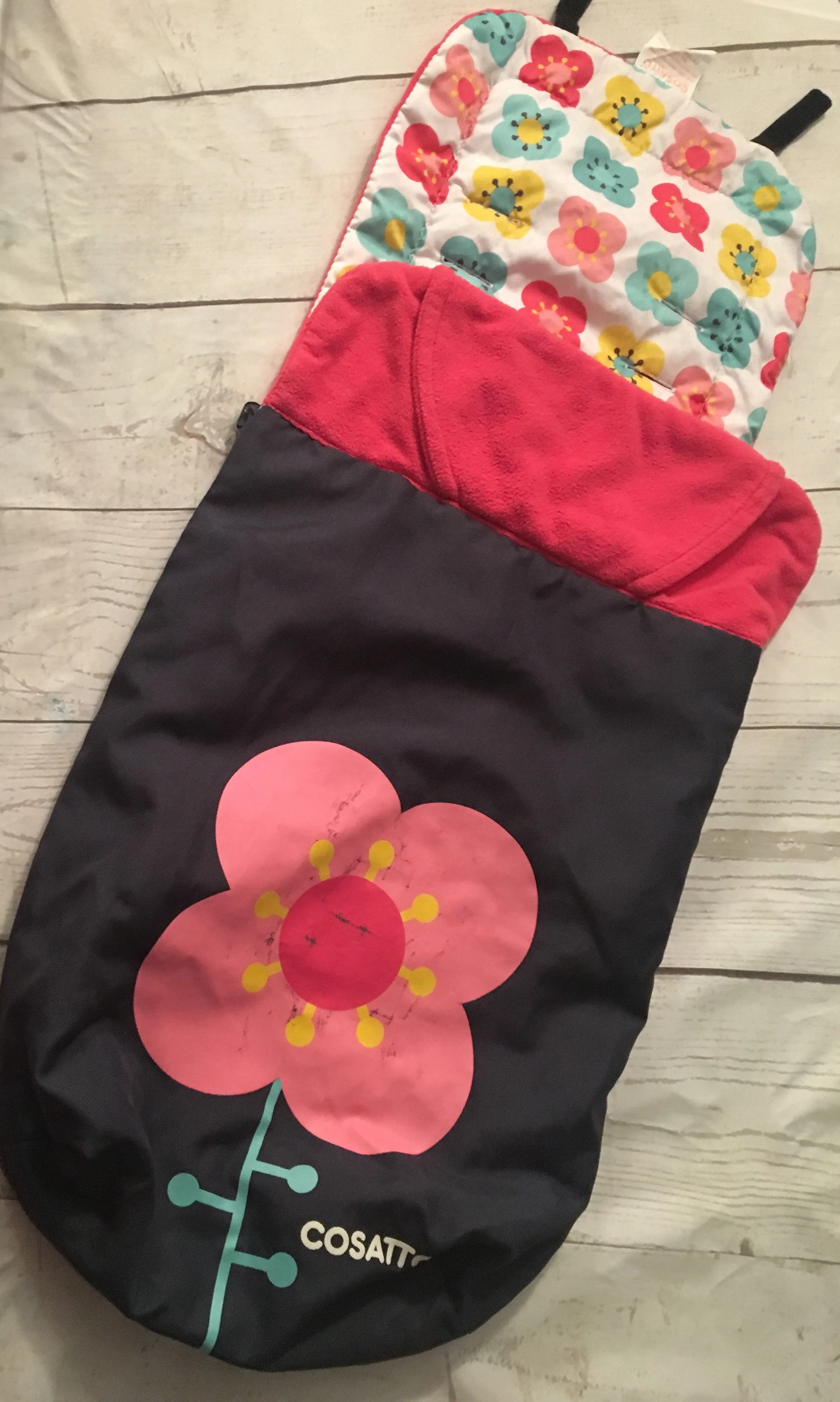 Reversible Floral Cosy Toes