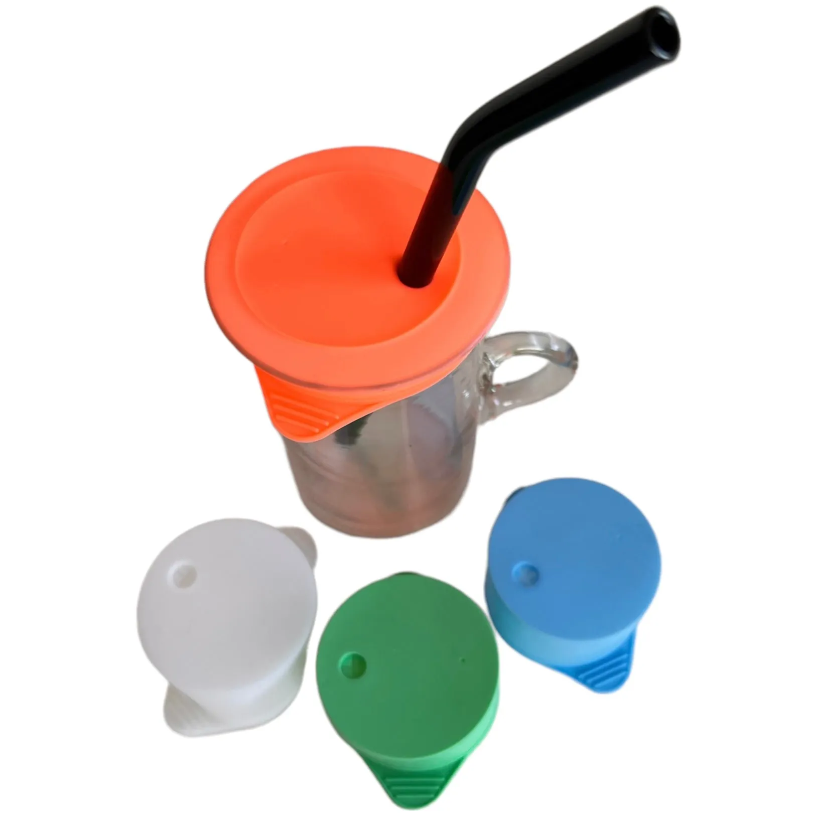 Silicone Cup Cover   Straw
